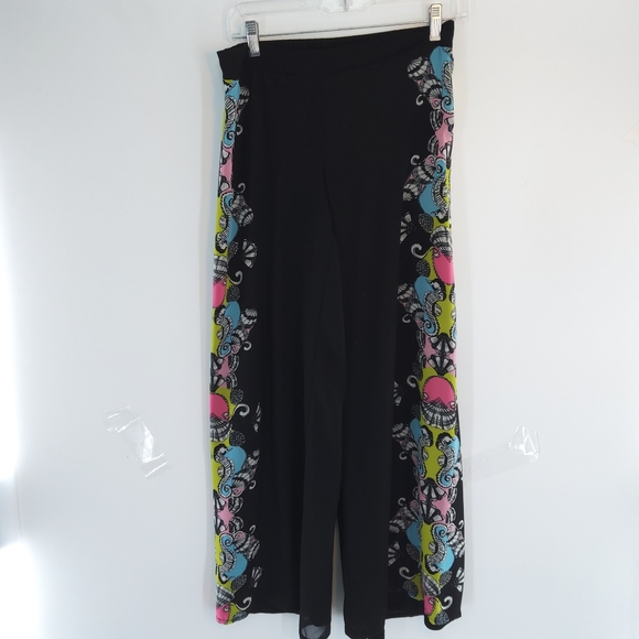 Bisou Bisou Pants - BISOU BISOU SMALL AQUATIC SEA HORSE CASUAL PANTS